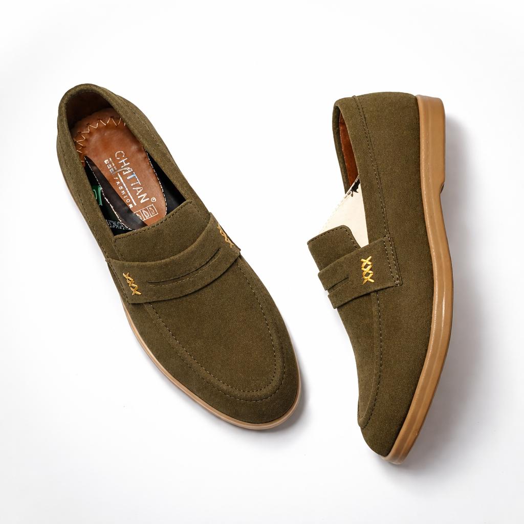 Signature Suede Loafer