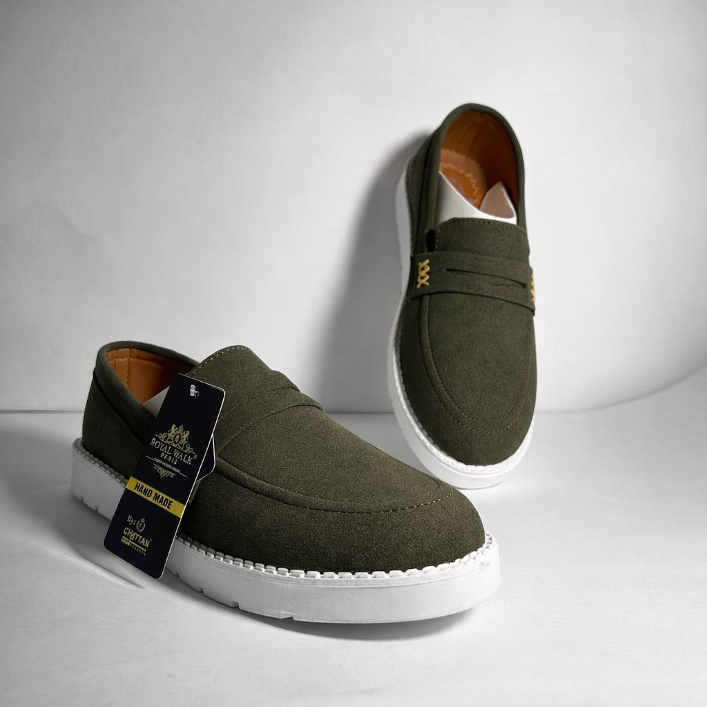 Suede Penny Loafers