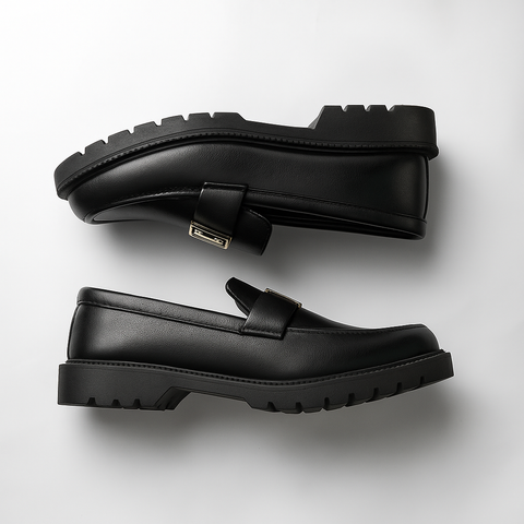Chunky Leather Loafers