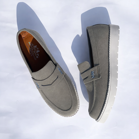 Suede Penny Loafers